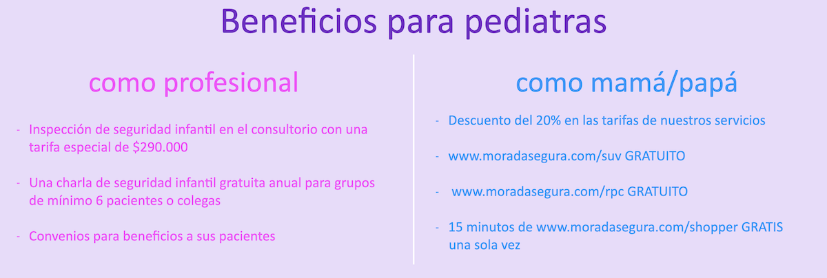 beneficios morada segura pediatra